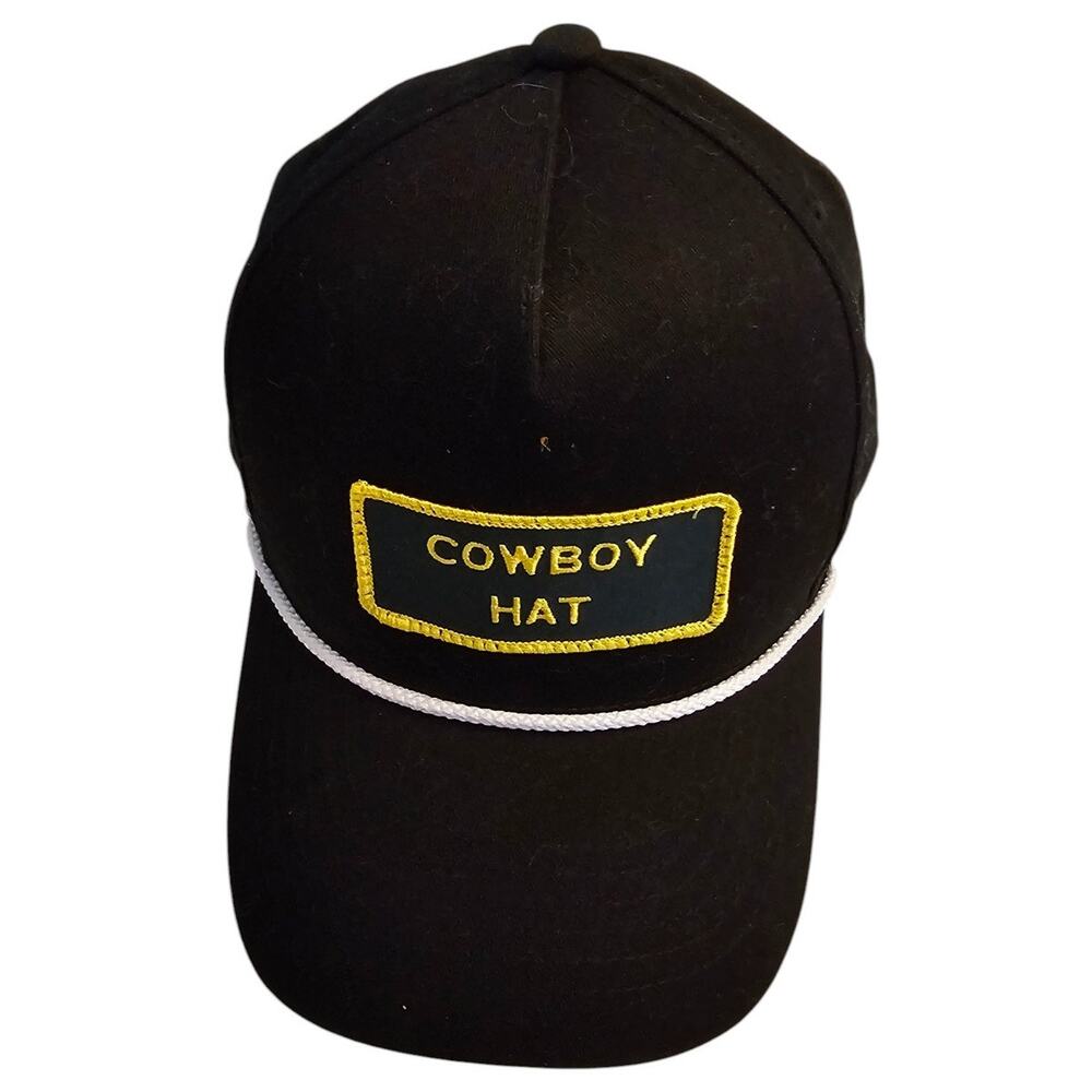 KB Ethos Snapback Baseball Hat Cap Funny Cowboy Hat Patch
